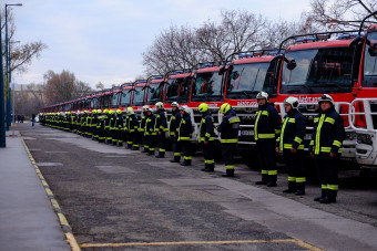 Új tűzoltóautók a katasztrófavédelemnél