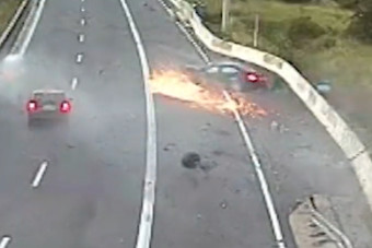 Brutál balesettel példálózik a német rendőrség