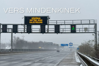 A télről írt verset az autósoknak a Magyar Közút