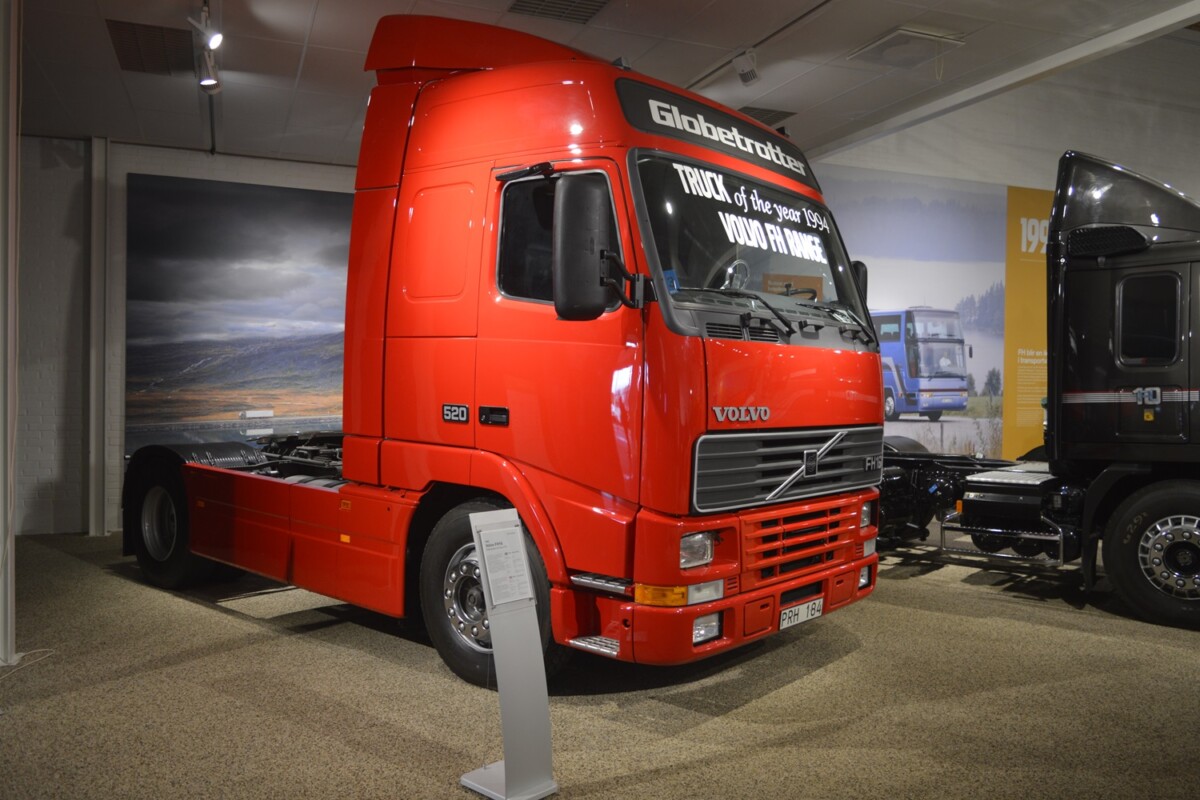 The first Volvo FH was taken out of the museum