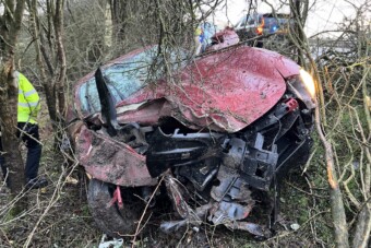 A lehető legrosszabbul zárta az óévet ez az autós