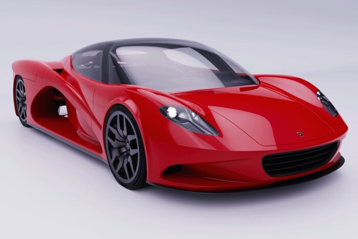 F1-es motort kap a pókselyemből készült autó