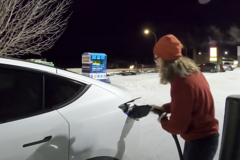 There is no problem charging the electric car even at -30 degrees, just one thing to note