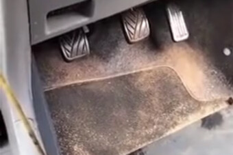 Vajon, hogy reagál az autótolvaj, amikor ezt meglátja?!