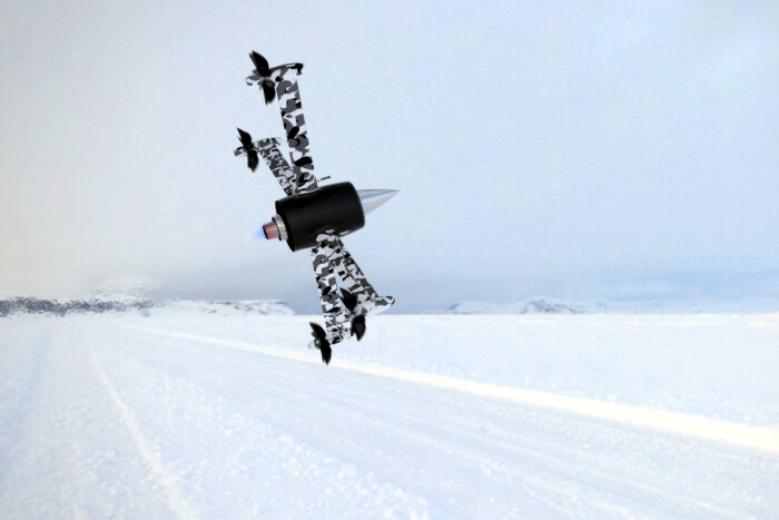 Sugárhajtással repeszt a világ leggyorsabb drónja