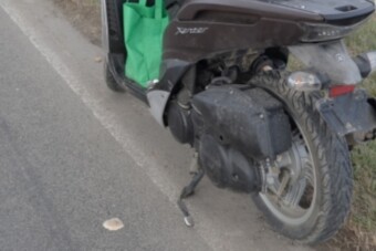 Robogóval az M5-ösön? Nagyon rossz ötlet volt