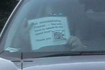 Cetlin könyörgött, hogy ne fotózza le a traffipax