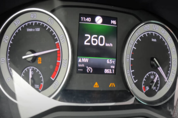 The brutal Skoda family casually hangs the odometer