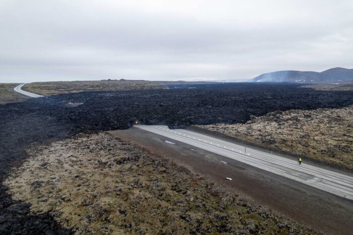 Így tett járhatatlanná egy utat az izlandi vulkánkitörés 1 | Vezess Így tett járhatatlanná egy utat az izlandi vulkánkitörés 1