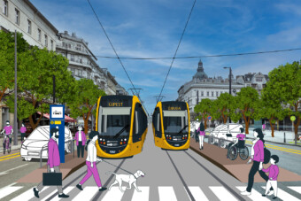 Villamossal lehet majd Újbudától Újpestig utazni