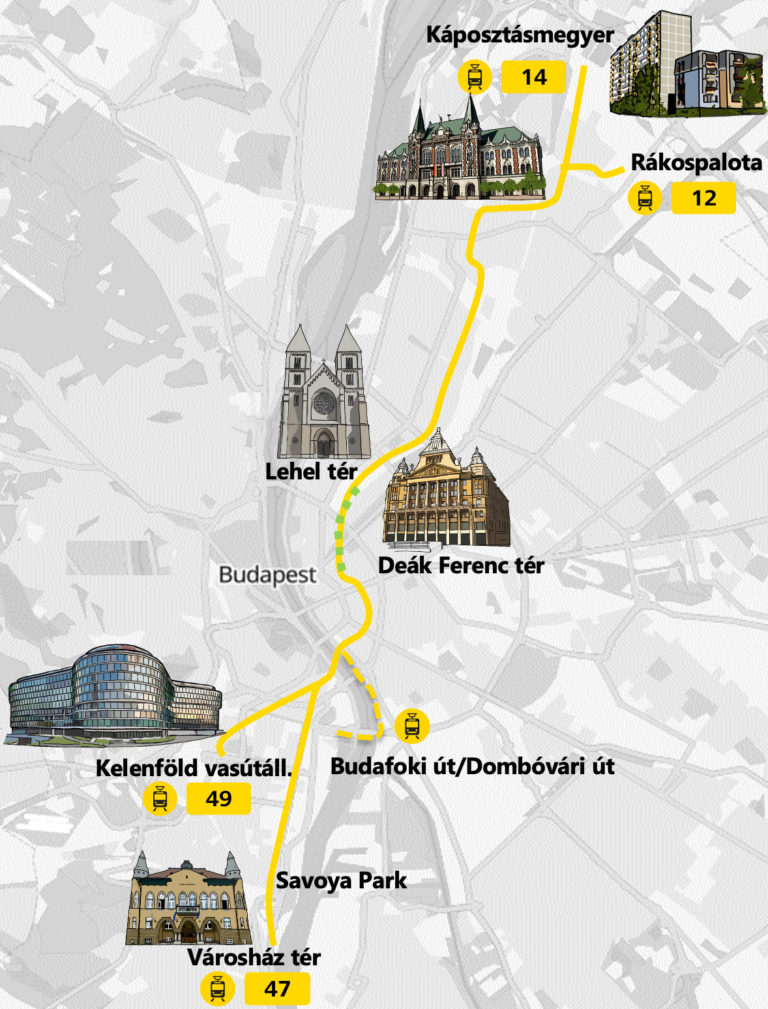 Villamossal lehet majd Újbudától Újpestig utazni 1 | Vezess Villamossal lehet majd Újbudától Újpestig utazni 1