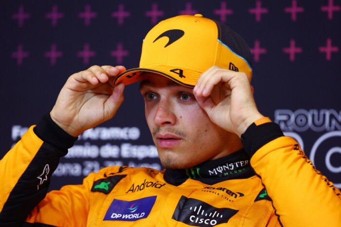 F1: Büdös felszerelésben fog versenyezni Norris