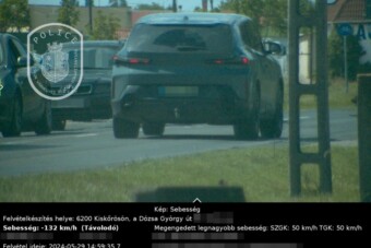50 helyett 132-vel húzott el a traffipax előtt Kiskőrösön
