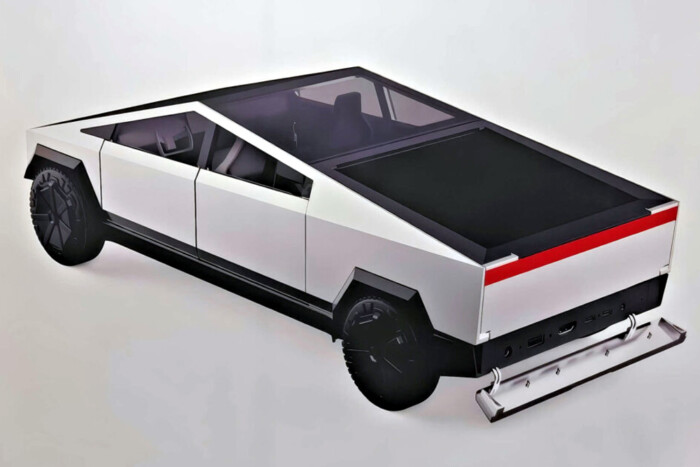 Kínában számítógépet faragtak a Cybertruckból