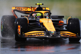 F1: Norrisé az esős első edzés