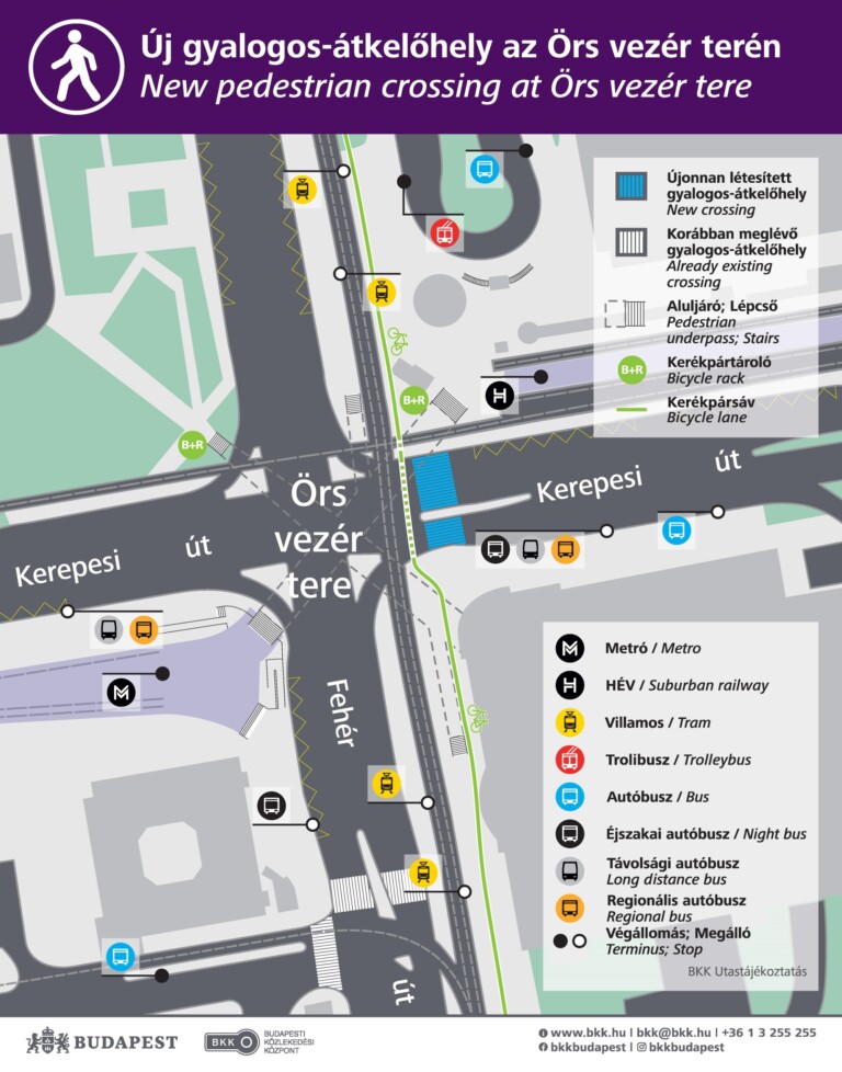 Hiánypótló zebrát adtak át Budapesten 1 | Vezess Hiánypótló zebrát adtak át Budapesten 1