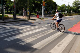 Közlekedési kísérlet zajlik Budapest mellett