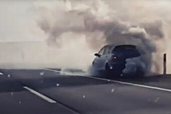 Dízelrémálom nyírt ki egy autót az M3-ason