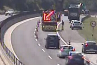Megártott a kánikula több autósnak az M3-ason
