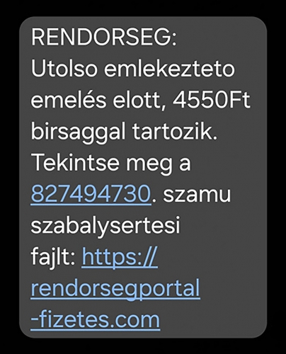 A rendőrség kéri, azonnal töröld ki ezt az SMS-t! 1