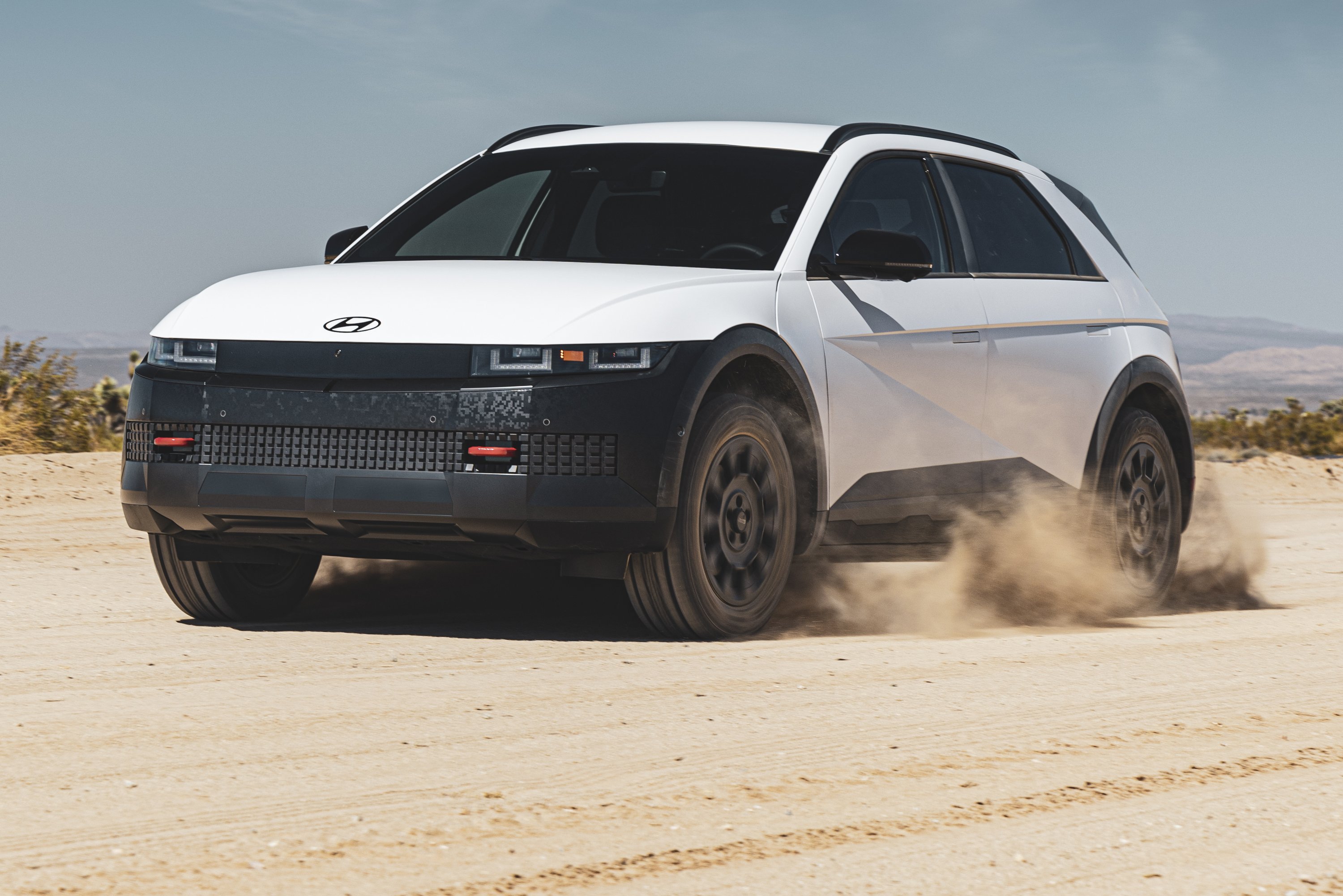 An off-road version of Hyundai's electric car was made 13