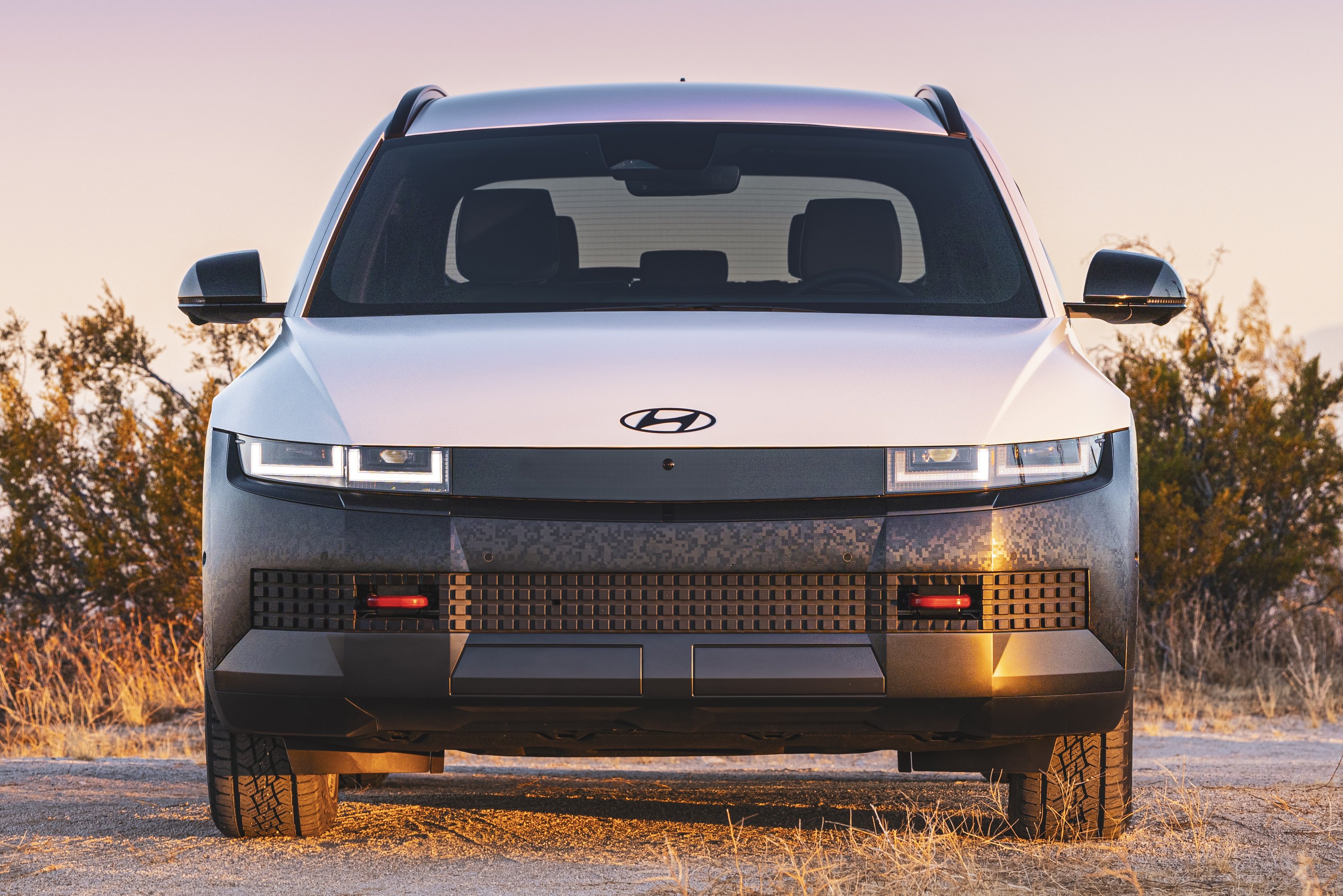 An off-road version of Hyundai's electric car was made on the 29th