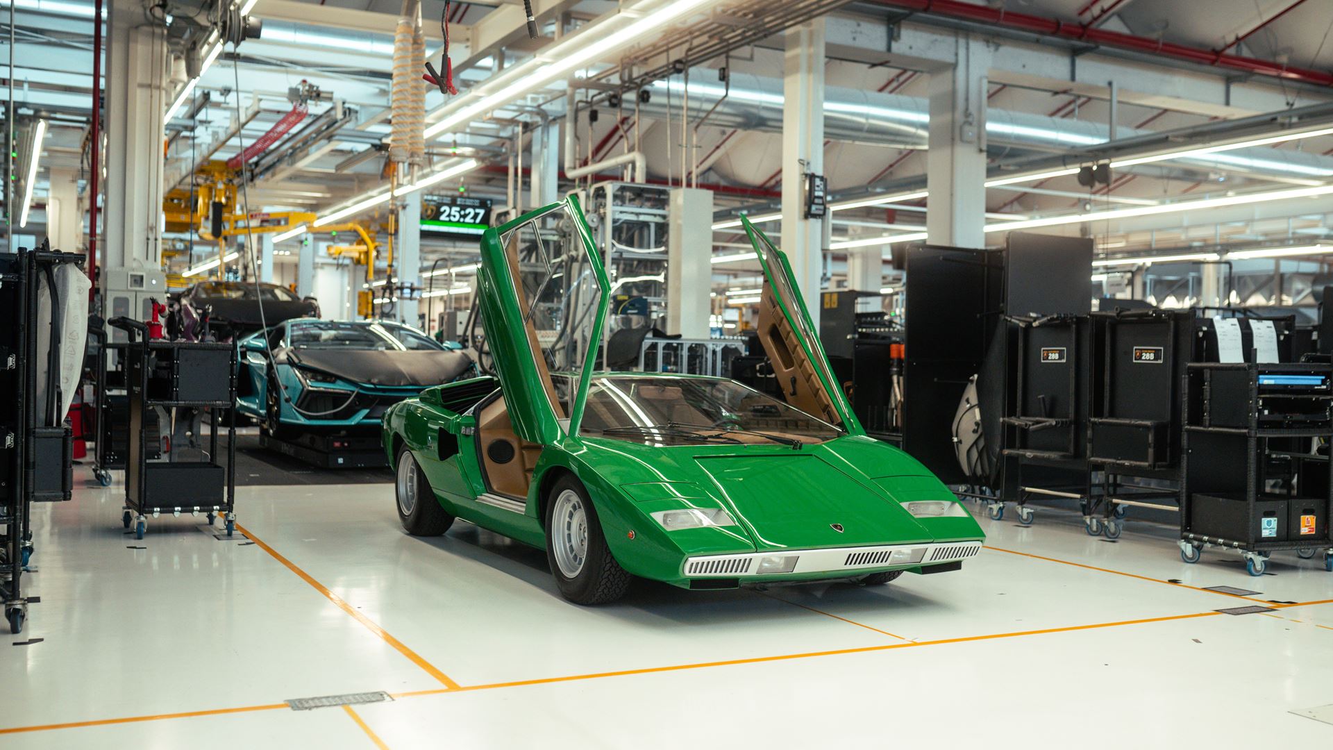 The legendary Lamborghini 14 has returned to its birthplace