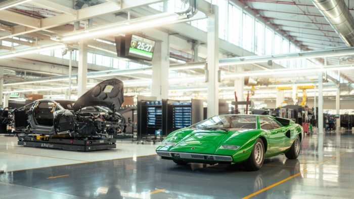 The legendary Lamborghini 40 has returned to its birthplace