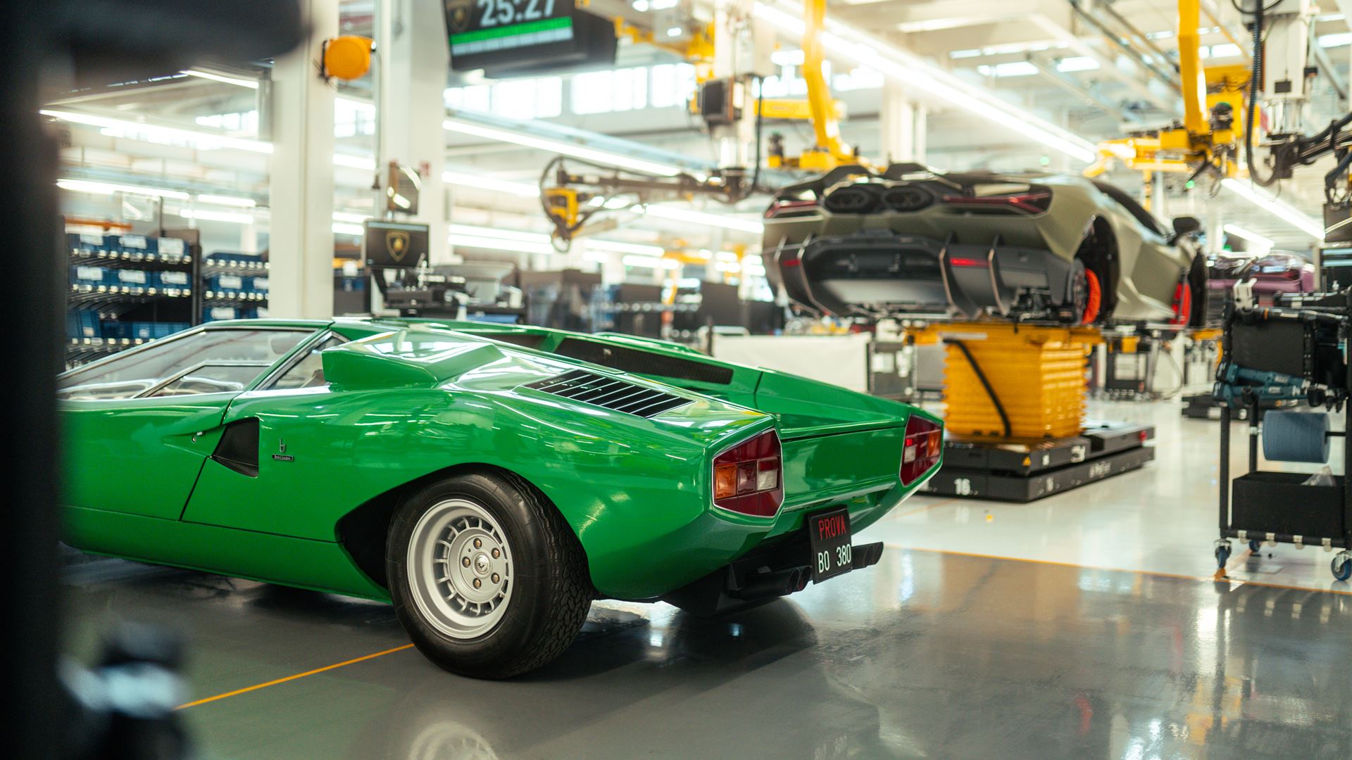 The legendary Lamborghini 17 has returned to its birthplace