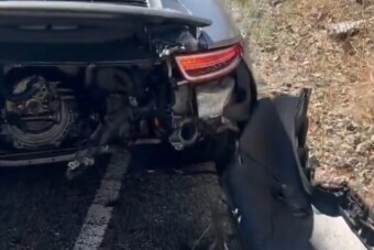 Kiszakadt a motor a hegyi száguldozás végén