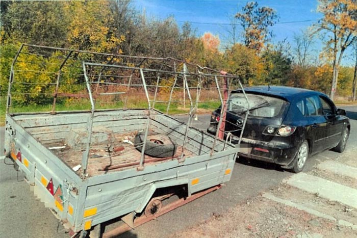 Olyan utánfutót fogtak a békési rendőrök, hogy csak néztek 2