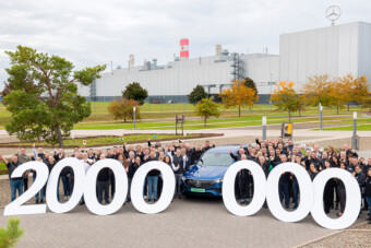 Túl a kétmillió autón a kecskeméti Mercedes-gyár