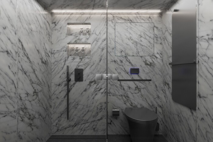 A luxus szaltókat vet a Brabus lakókamionjában 2