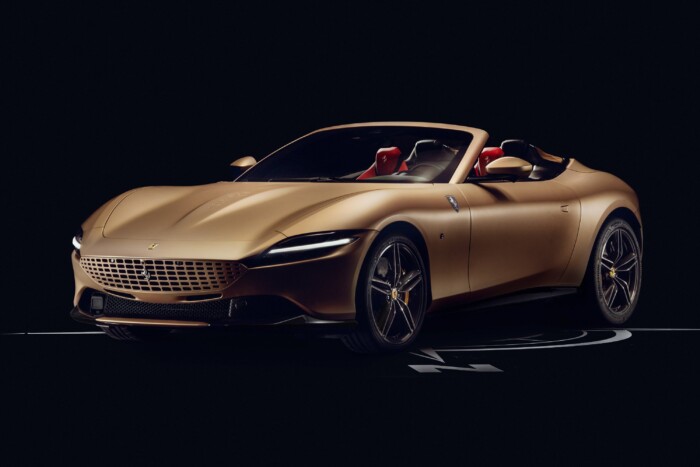 Használt gumival díszítették a Ferrarit