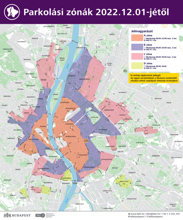 It has been decided, weekend paid parking is coming in Budapest on the 1st