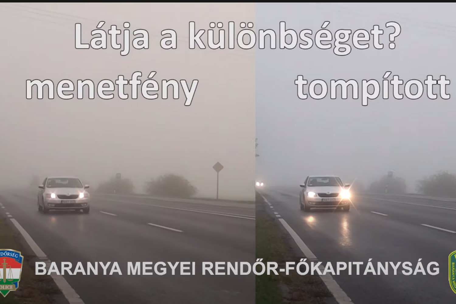 Ebben az időben a legfontosabb, hogy erre figyeljünk autózáskor