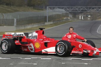 F1: Elárverezik Schumacher utolsó Ferrariját