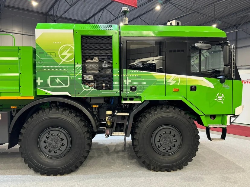 That's why the latest Tatra truck 1 is green