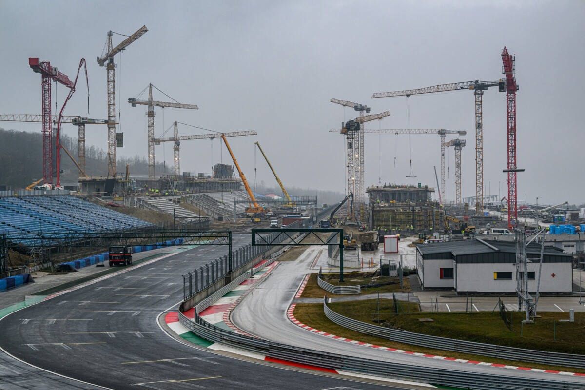 Már látszanak a megújult Hungaroring formái