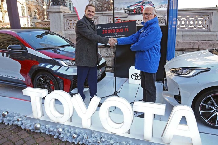 A Toyota húszmillió forinttal segíti a rászorulókat 1