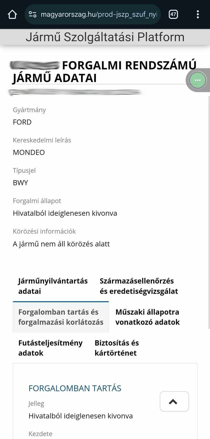 Parádés rendszám egy hazai Fordon, csak a rendőrség meg ne lássa 2