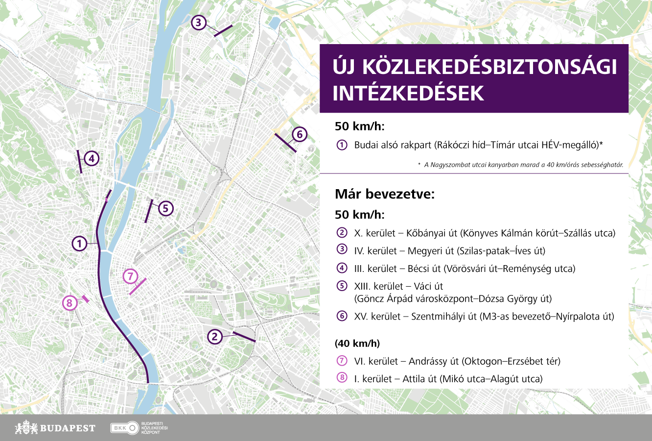 Fontos úton csökkentik a sebességet Budapesten 1
