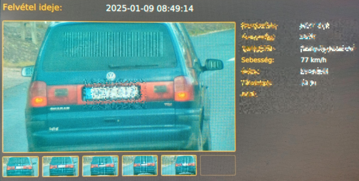Rekordgyanús: három perc alatt kétszer futott traffipaxba Nógrádban 1