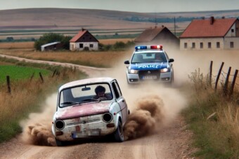 A Facebookon gúnyolódott a magyar rendőrökön, bilincsben vitték el