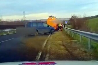 Születésnapján sodortak el egy rendőrt Zalában