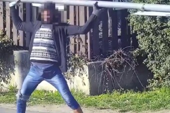 KRESZ-táblával súlyzózott, két év börtönt kapott