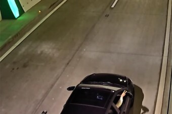 Ritka nagy őrültséget csinált néhány fiatal az M85-ös alagútjában