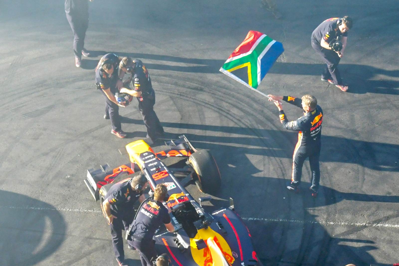 Dél-Afrika nagyon hajt az F1-es futamra