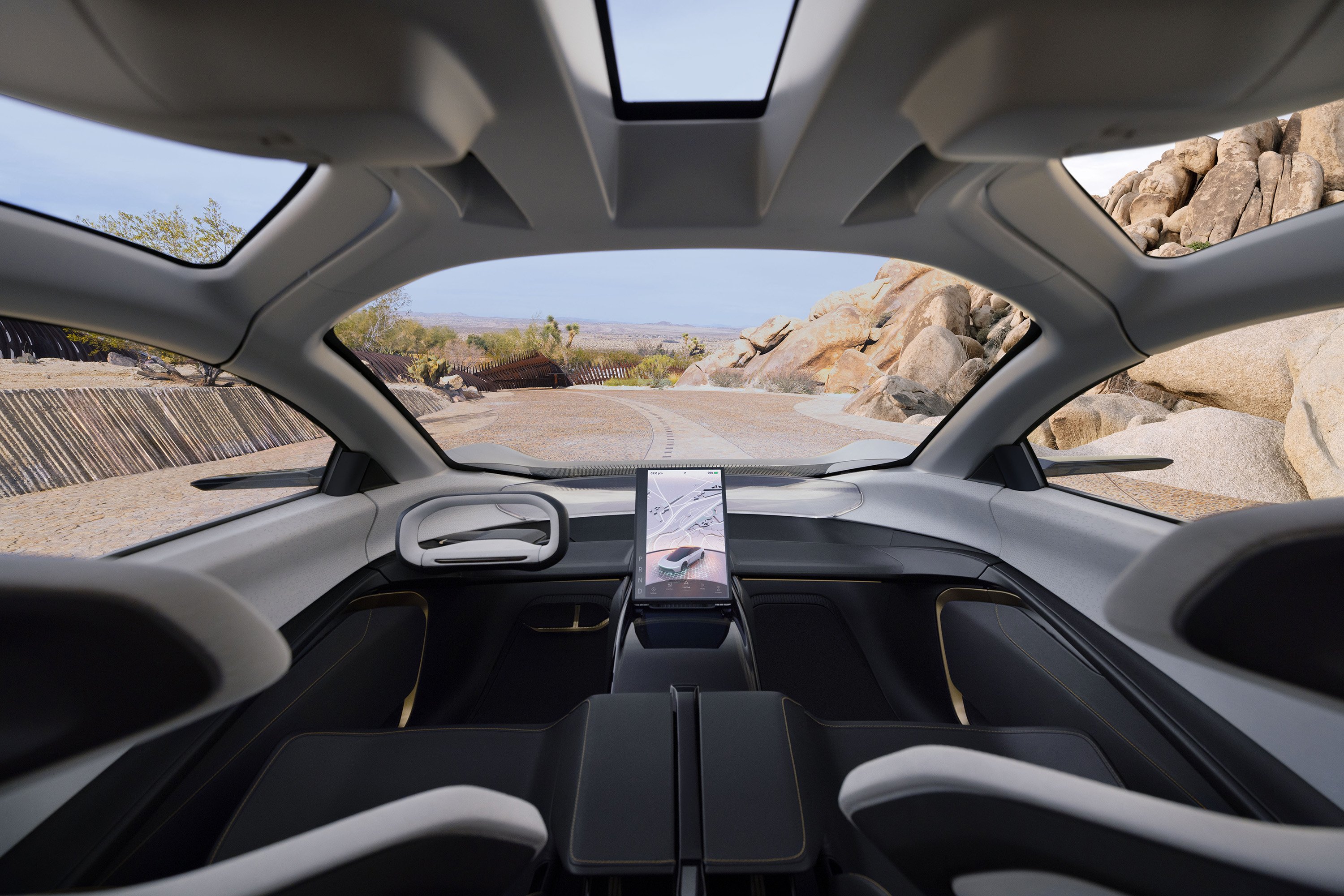 The interior of the Chrysler Halcyon Concept is an immersive env | Vezess | Vezess