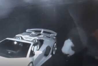 El akartak lopni egy Lamborghinit, amit a sofőr előkapott, arra senki nem számított